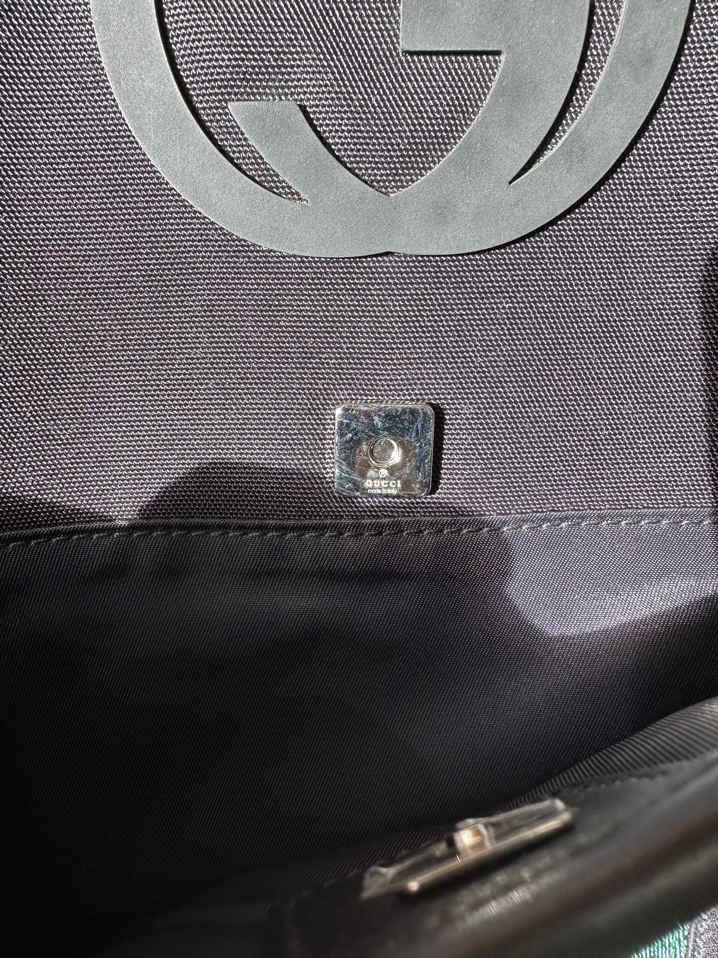 Gucci Black Nylon Messenger Bag