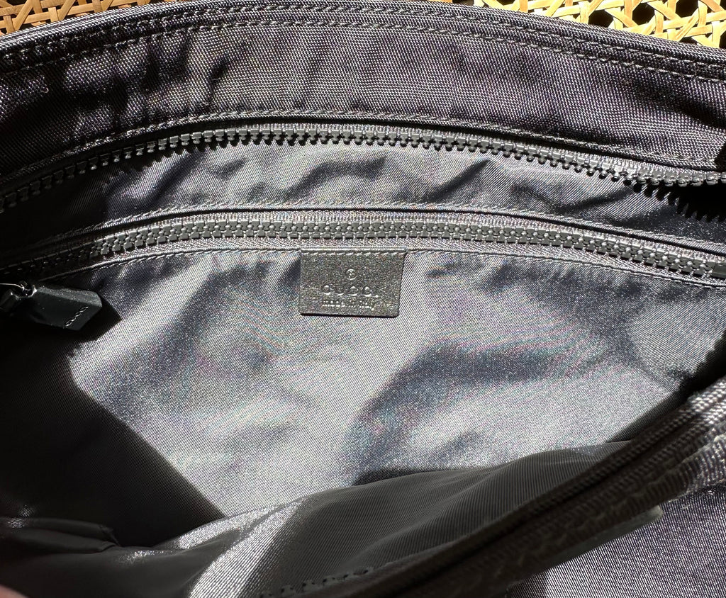 Gucci Black Nylon Messenger Bag